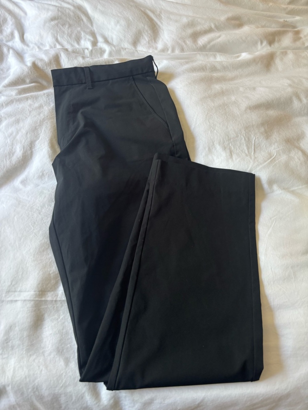 Men’s Black Dress Pants - Classic Straight Fit